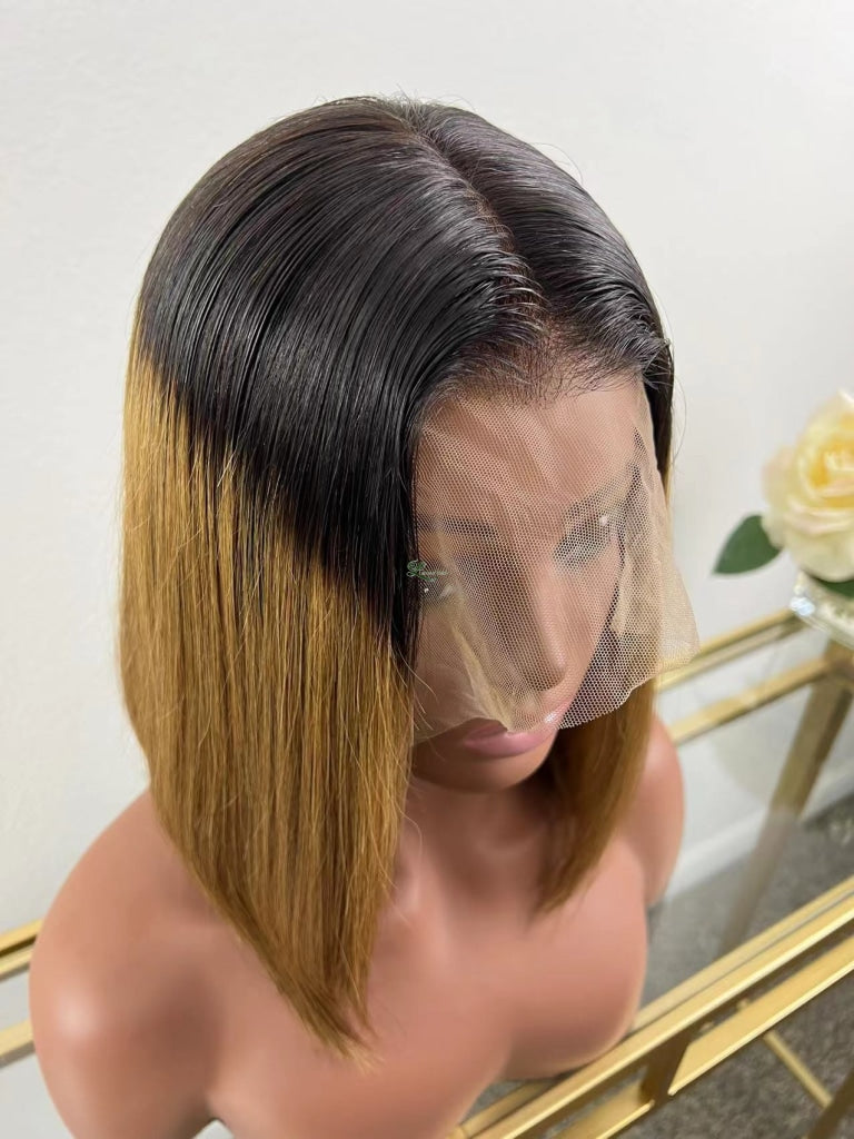 360 Lace Frontal Colored Bob - Greta Wigs