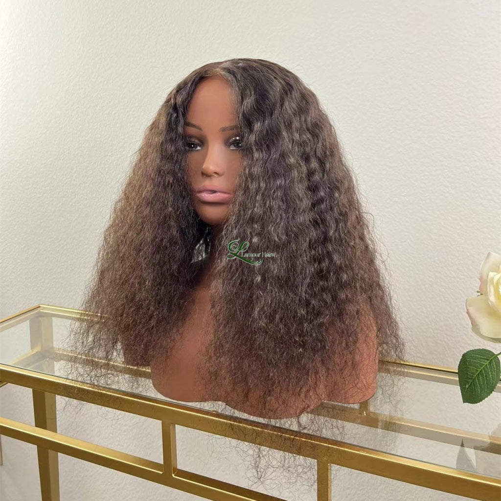 360 Lace Frontal Kinky Curly Wig - Elaine