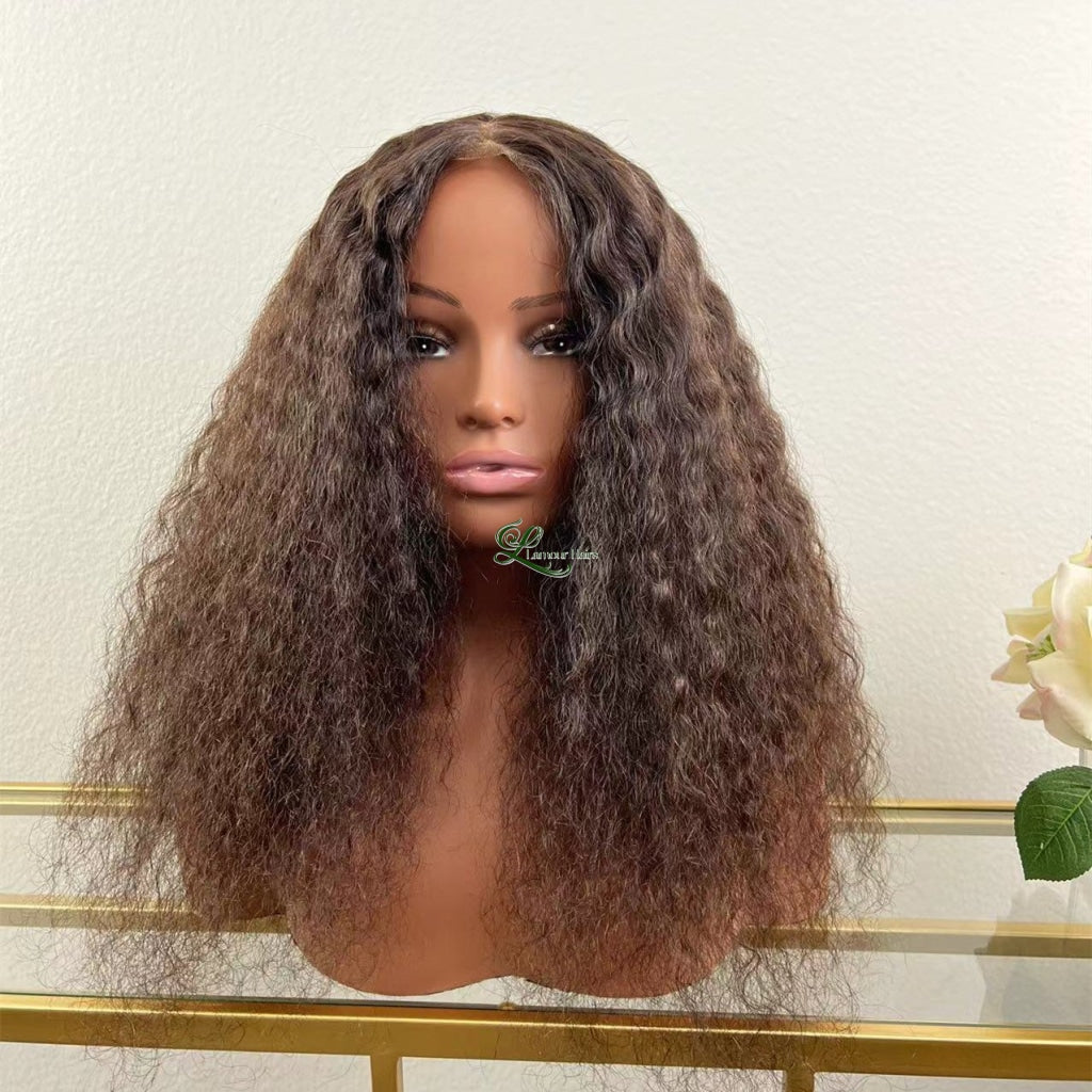 360 Lace Frontal Kinky Curly Wig - Elaine