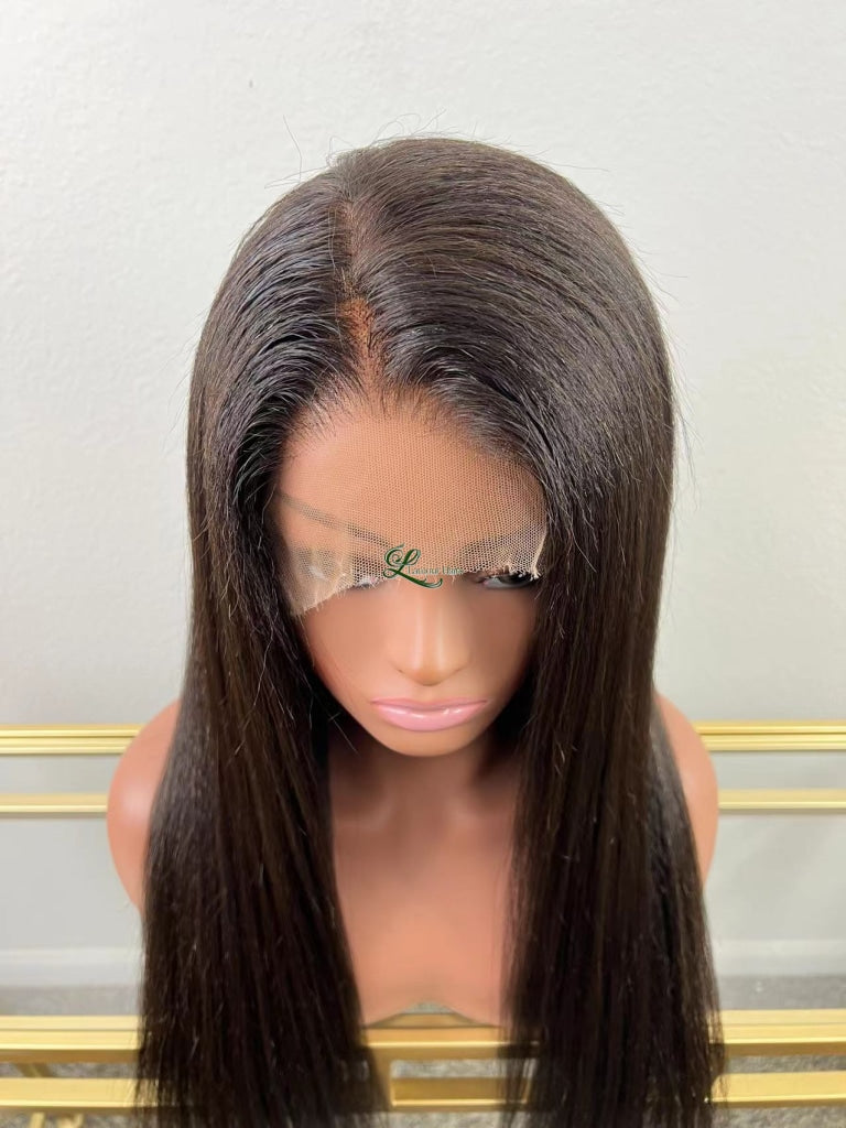 360 Lace Frontal Kinky Straight Wig - Keyla Wigs