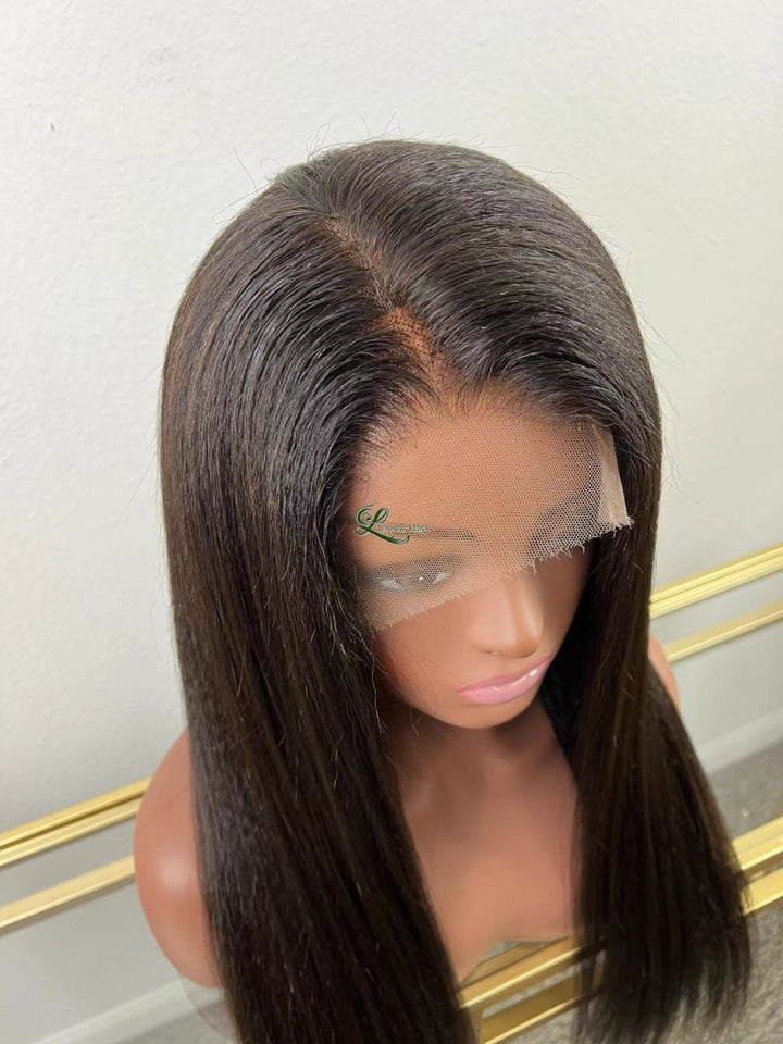 360 Lace Frontal Kinky Straight Wig - Keyla Wigs