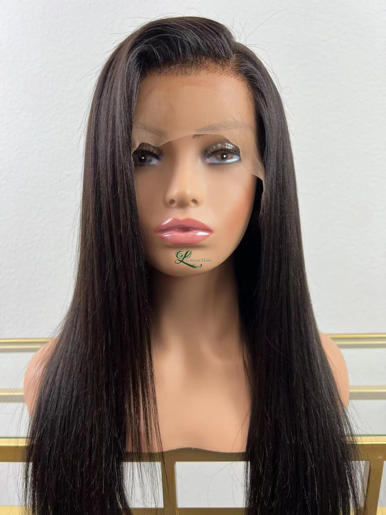 360 Lace Frontal Yaki Straight Wig - Kisha