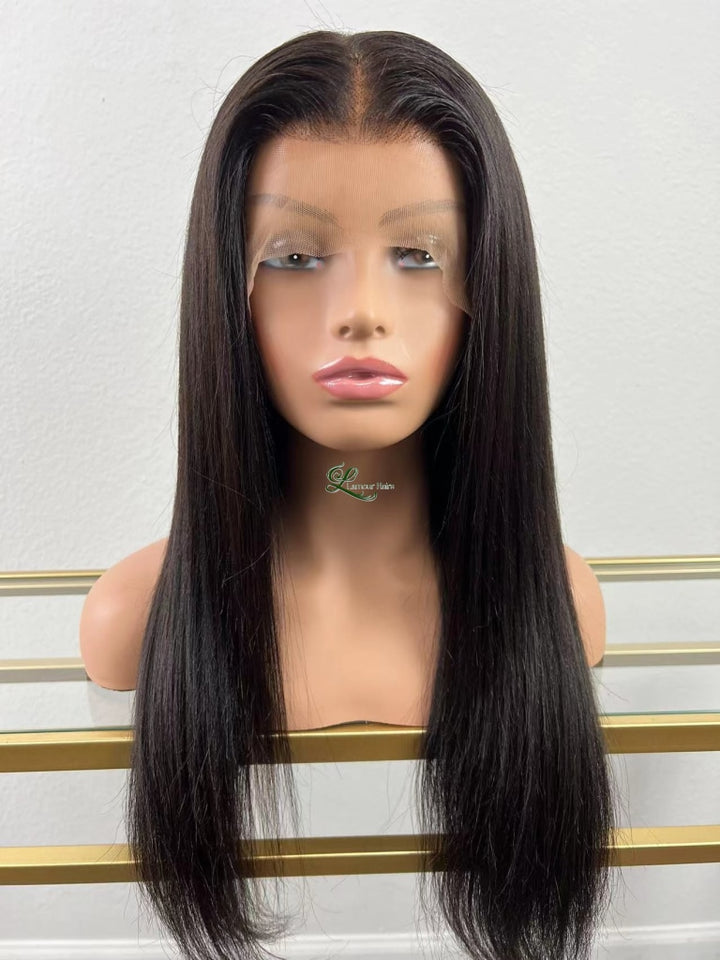 360 Lace Frontal Yaki Straight Wig - Kisha